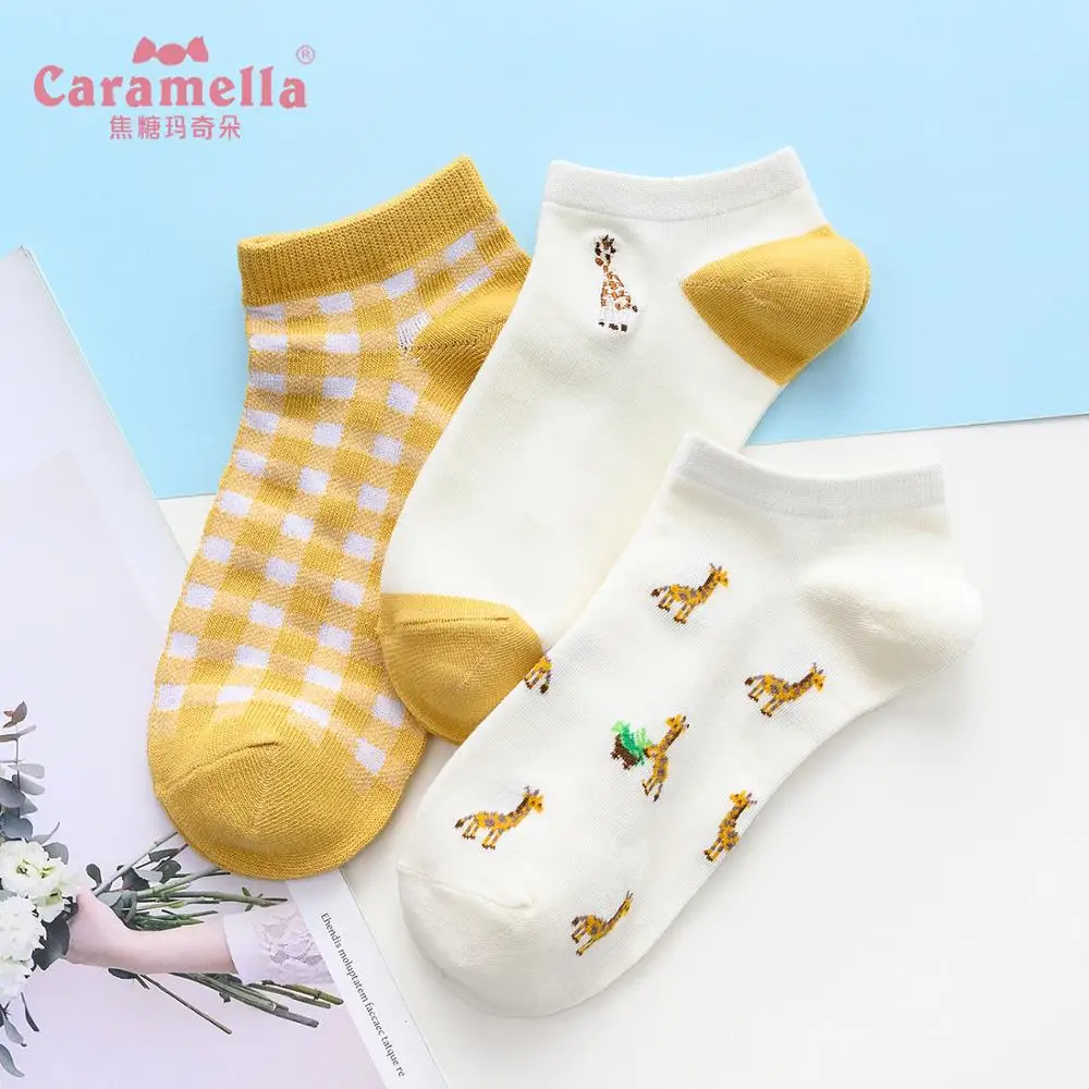Женские невидимые носки Caramella, 3 пар/лот, весенне-летние носки с закрытым носком, женские тапочки с фламинго
Женские невидимые носки Caramella, 3 пар/лот, весенне-летние носки с закрытым носком, женские тапочки с фламинго