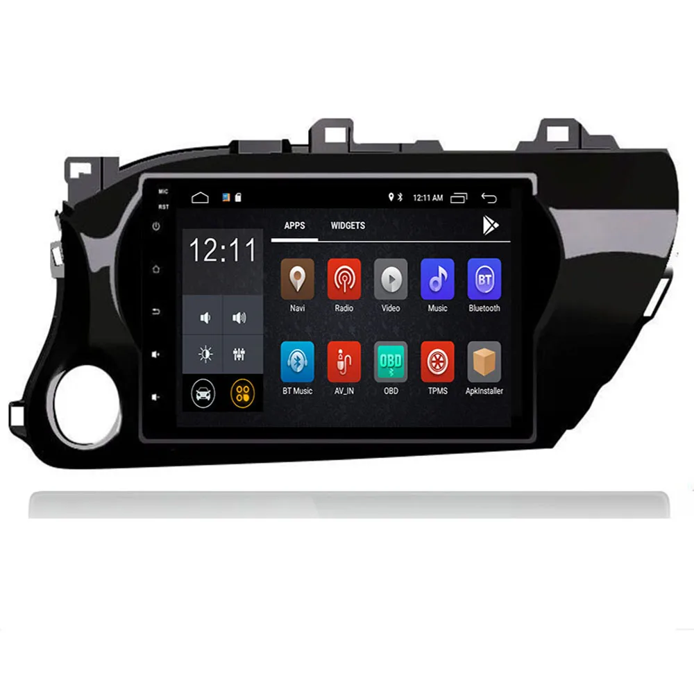 Автомобильный радиоприемник 2 din на Android 10 для Toyota Hilux 2016 2019 автомобильный DVD