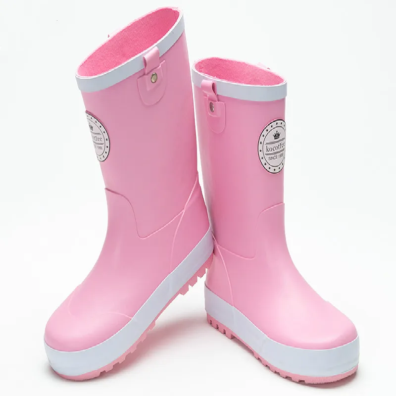 Children Rain Boots Boys and Girls Clear Solid Color Waterproof Antiskid Mid-calf Kids Infant Slip-on Boots
Children Rain Boots Boys and Girls Clear Solid Color Waterproof Antiskid Mid-calf Kids Infant Slip-on Boots