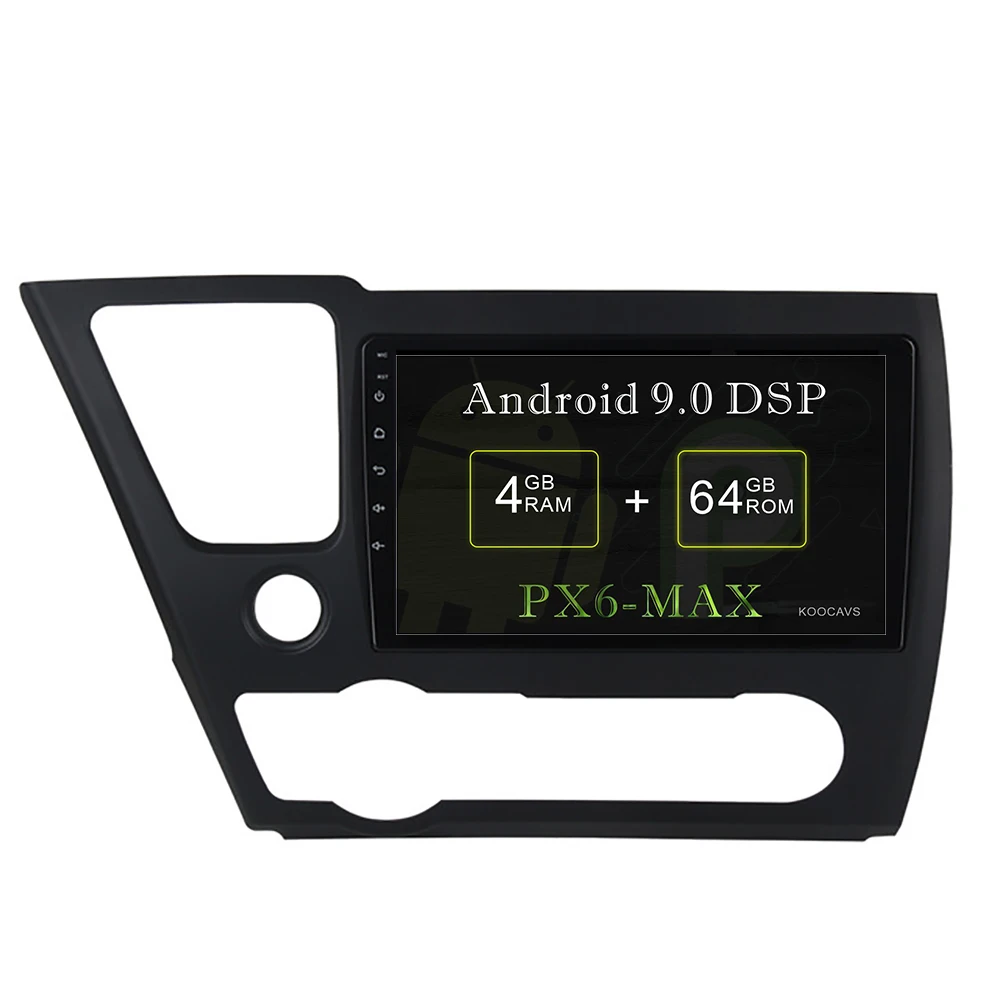 KOOCAVS 9 "IPS Android 9,0 Автомобильный GPS радио плеер для Honda Civic 2013 2014 2015 с 4 Гб + 64 ГБ стерео мультимедиа головное устройство
KOOCAVS 9 "IPS Android 9,0 Автомобильный GPS радио плеер для Honda Civic 2013 2014 2015 с 4 Гб + 64 ГБ стерео мультимедиа головное устройство