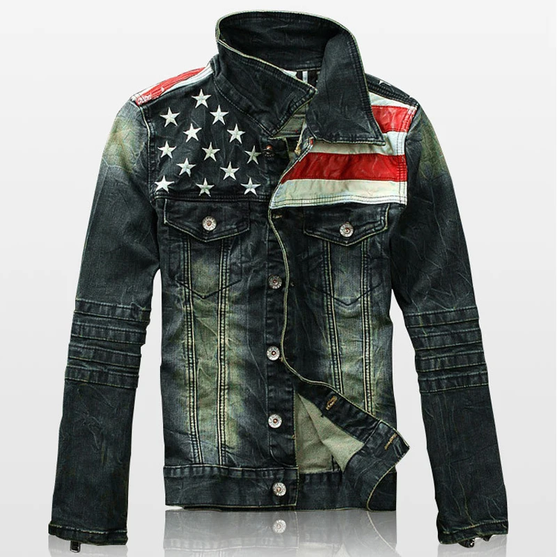 American Style Men 's Denim Jackets XXXL Plus Size Male Streetwear Spring Vintage Mens Jeans Jacket and Coats Cheap Price A653
American Style Men 's Denim Jackets XXXL Plus Size Male Streetwear Spring Vintage Mens Jeans Jacket and Coats Cheap Price A653