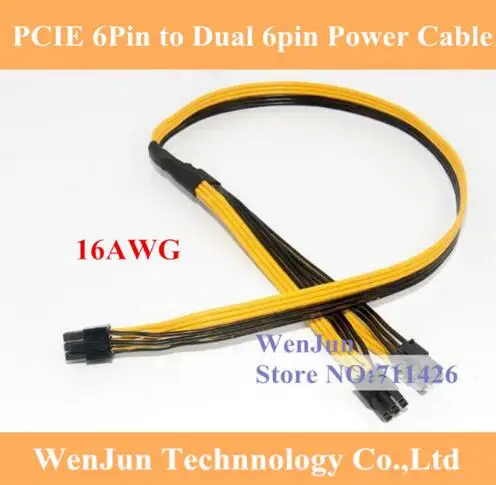 100pcs PCI Express Graphics Card Connector PC Supply GPU Molex 8pin to Dula PCI-e 6 pin Internal male Cable Power Splitter 16AWG
100pcs PCI Express Graphics Card Connector PC Supply GPU Molex 8pin to Dula PCI-e 6 pin Internal male Cable Power Splitter 16AWG