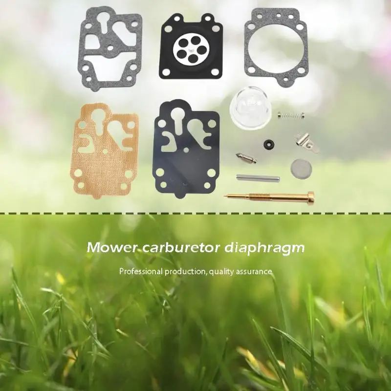 Carburetor Diaphragm Grass Trimmer Gaskets Carburetor Diaphragm Set Accessories for Carb GX135 139 26CC 33CC 43CC 52CC
Carburetor Diaphragm Grass Trimmer Gaskets Carburetor Diaphragm Set Accessories for Carb GX135 139 26CC 33CC 43CC 52CC