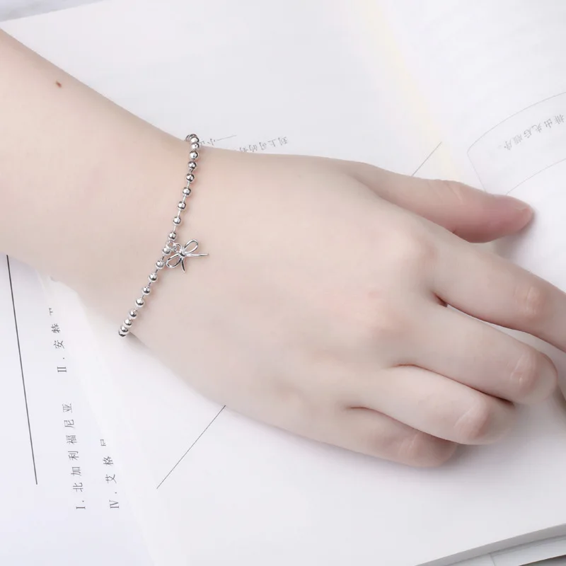 FENGLI Dainty Silver Color Bow Bracelet Friendship for Best Friends Sisters Minimalist Bowknot Chain Bangle Bead Chain Bracelet
FENGLI Dainty Silver Color Bow Bracelet Friendship for Best Friends Sisters Minimalist Bowknot Chain Bangle Bead Chain Bracelet