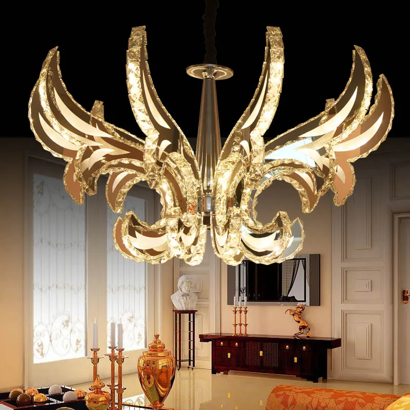 Dimmer Remote Control LED 48W 8 light K9 Crystal Chandelier Lihting 110-240v Size:80*80*82cm
Dimmer Remote Control LED 48W 8 light K9 Crystal Chandelier Lihting 110-240v Size:80*80*82cm