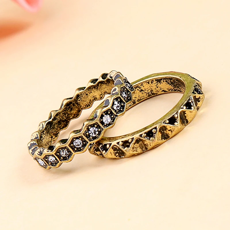 New Arrival Ring Vintage Ethnic Clean Crystal Antique Set For Women Handmade Wholesale Appointment Gift Jewelry | Украшения и