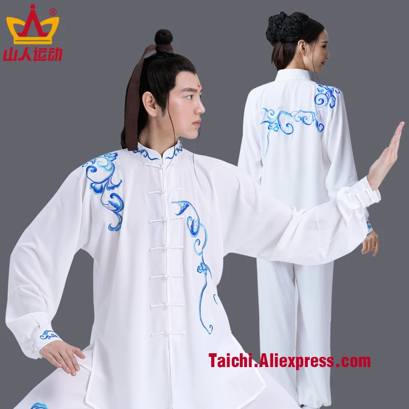 

Летняя одежда Тай Чи вышивка для занятий боксом обслуживание вышитые женщины и мужчины представление боевое искусство обслуживание