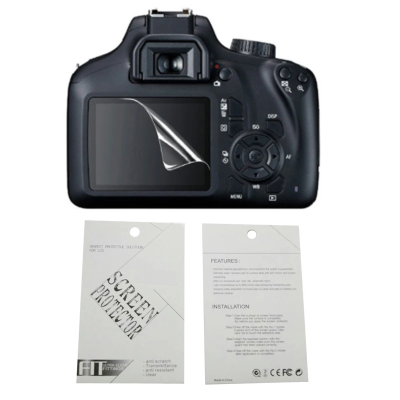 2 шт., защитная пленка для камеры Canon 100D 500D 650D 700D 750D 760D 800D 1100D 1300D 1500D 3000D 4000D
2 шт., защитная пленка для камеры Canon 100D 500D 650D 700D 750D 760D 800D 1100D 1300D 1500D 3000D 4000D