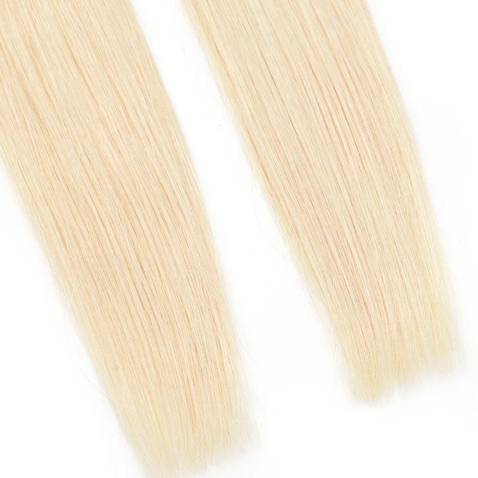 ILARIA бразильские волосы 3 пряди 1B/613 Омбре блонд прямые человеческие плетение 2