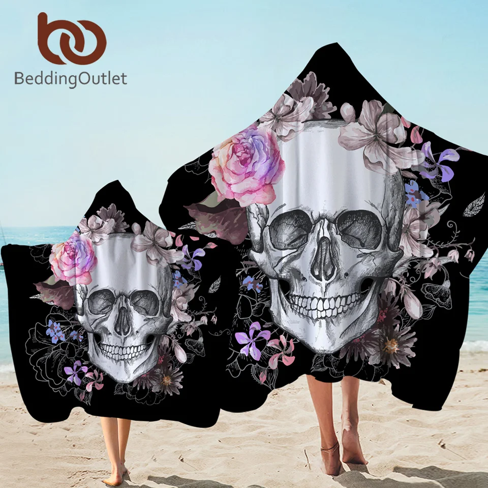 BeddingOutlet Sugar Skull Hooded Towel Gothic Bathroom Towel for Adult With Hood Floral Microfiber Wearable Beach Wrap serviette
BeddingOutlet Sugar Skull Hooded Towel Gothic Bathroom Towel for Adult With Hood Floral Microfiber Wearable Beach Wrap serviette