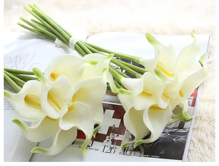 Artificial Flowers Cheap PU Calla Lily for Home Decoration Wedding Party Supplies Bridal Bouquet
Artificial Flowers Cheap PU Calla Lily for Home Decoration Wedding Party Supplies Bridal Bouquet