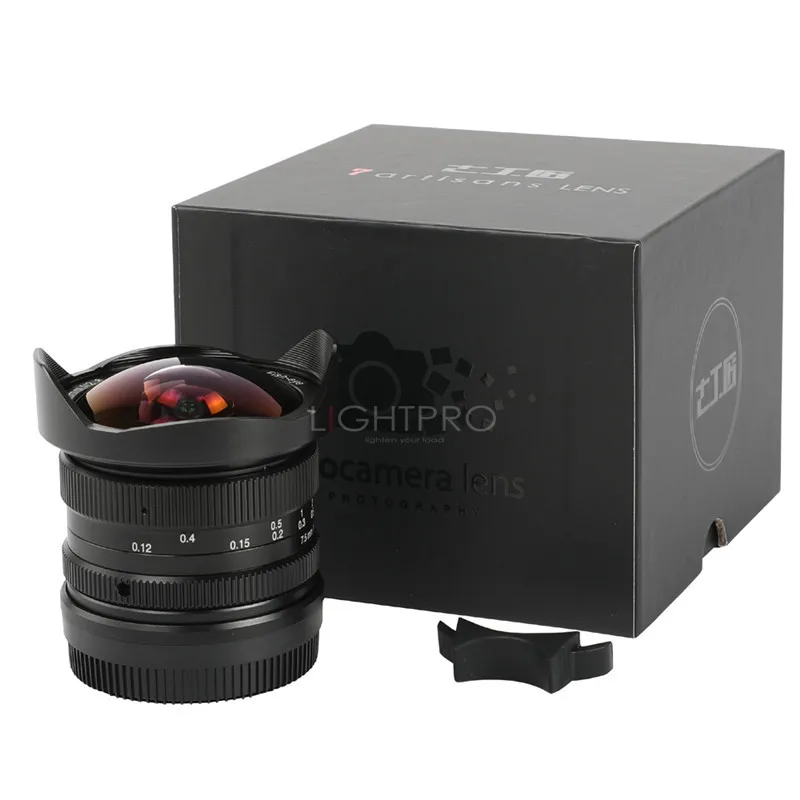 7artisans 7.5mm f2.8 fisheye lens 180 APS-C Manual Fixed Lens For E Mount Canon EOS-M Mount Fuji FX Mount
7artisans 7.5mm f2.8 fisheye lens 180 APS-C Manual Fixed Lens For E Mount Canon EOS-M Mount Fuji FX Mount