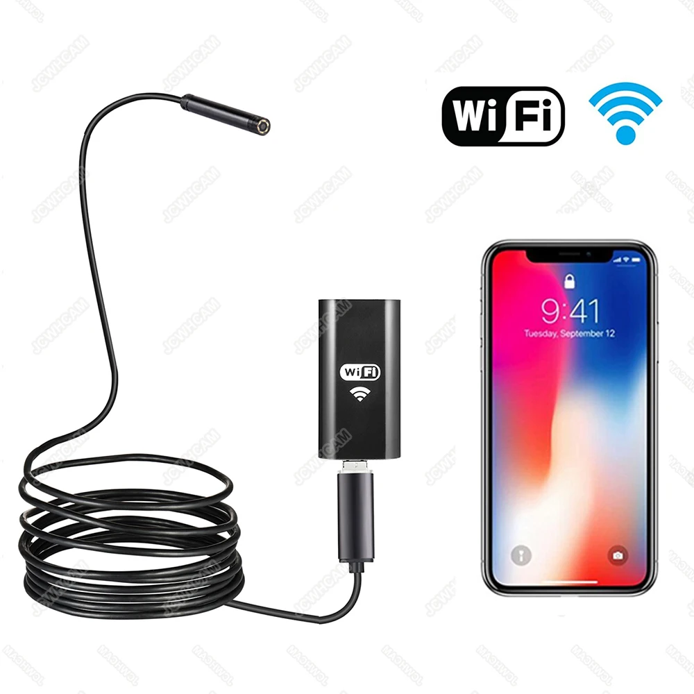 2018 720P 2MP Wifi Endoscope 8mm Lens 6 LED Wireless Waterproof Android Endoscope Inspection Borescope Camera 1M 2M 5M Cable
2018 720P 2MP Wifi Endoscope 8mm Lens 6 LED Wireless Waterproof Android Endoscope Inspection Borescope Camera 1M 2M 5M Cable