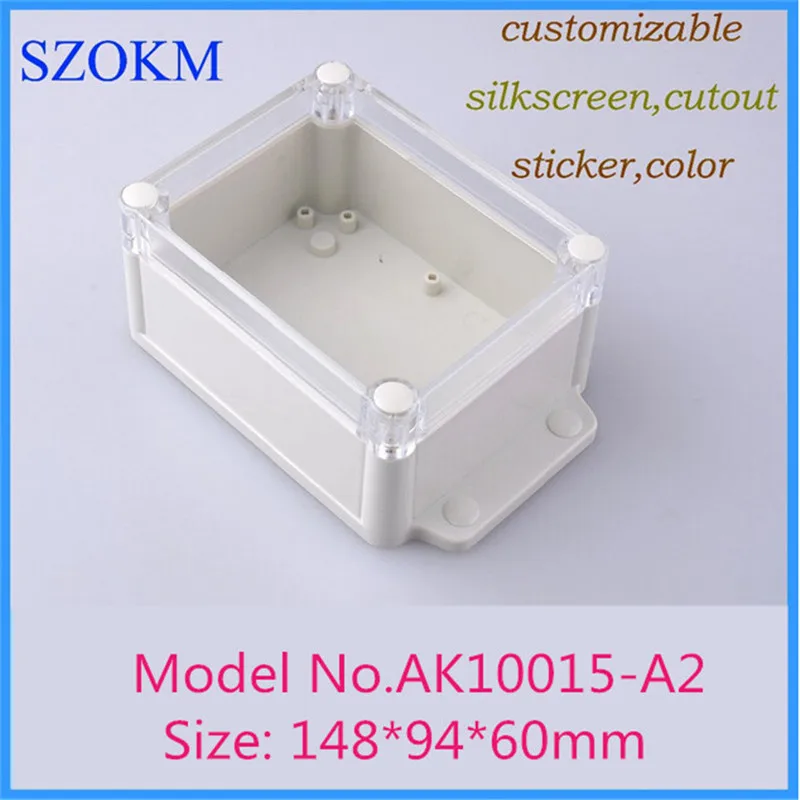 148*94*60mm waterproof enclosure with solid cover IP68 junction housing (4 pcs) plastic box enclosure instrument box
148*94*60mm waterproof enclosure with solid cover IP68 junction housing (4 pcs) plastic box enclosure instrument box