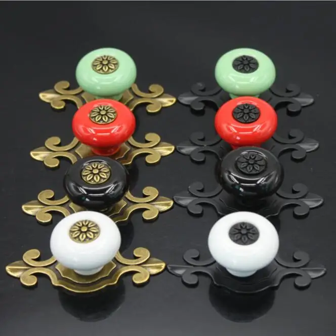 Vintage Furniture Handle Cabinet Knobs and Handles Ceramic Door Knob Cupboard Drawer Kitchen Pull Handle YH1581
Vintage Furniture Handle Cabinet Knobs and Handles Ceramic Door Knob Cupboard Drawer Kitchen Pull Handle YH1581