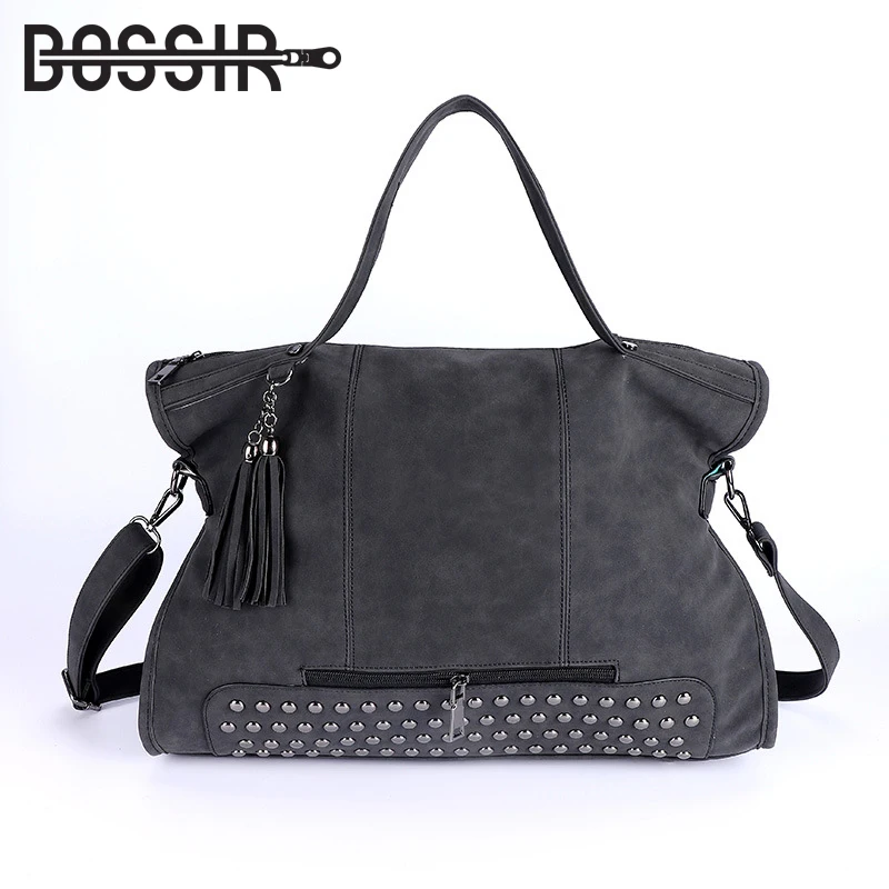 Rivet Vintage PU Leather Women Handbag Fashion Tassel Messenger Bag Women Shoulder Bag Large Top-Handle Bags Travel Bag
Rivet Vintage PU Leather Women Handbag Fashion Tassel Messenger Bag Women Shoulder Bag Large Top-Handle Bags Travel Bag