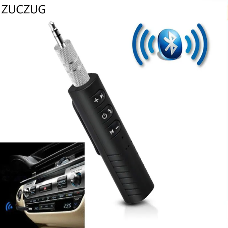 ZUCZUG Универсальный 3 5 мм разъем Bluetooth автомобильный комплект Hands free музыкальный