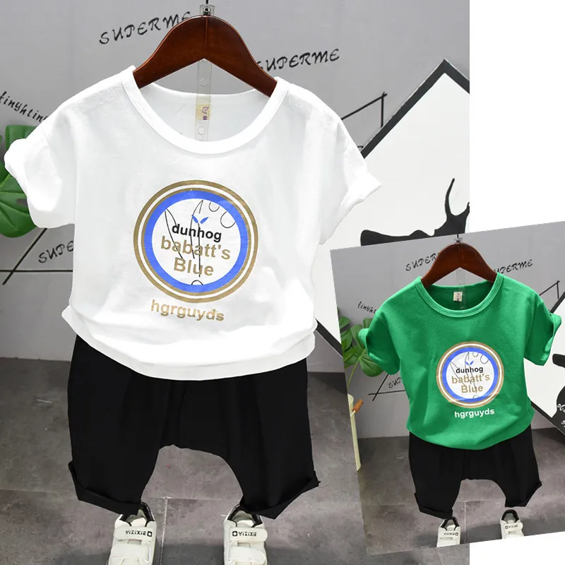 2019 New Summer Black Pants Kids Boys Print Tops T-shirt+Harem Shorts 2 Pcs Boys Girls Sports Suit Toddler Kids Clothing Sets
2019 New Summer Black Pants Kids Boys Print Tops T-shirt+Harem Shorts 2 Pcs Boys Girls Sports Suit Toddler Kids Clothing Sets