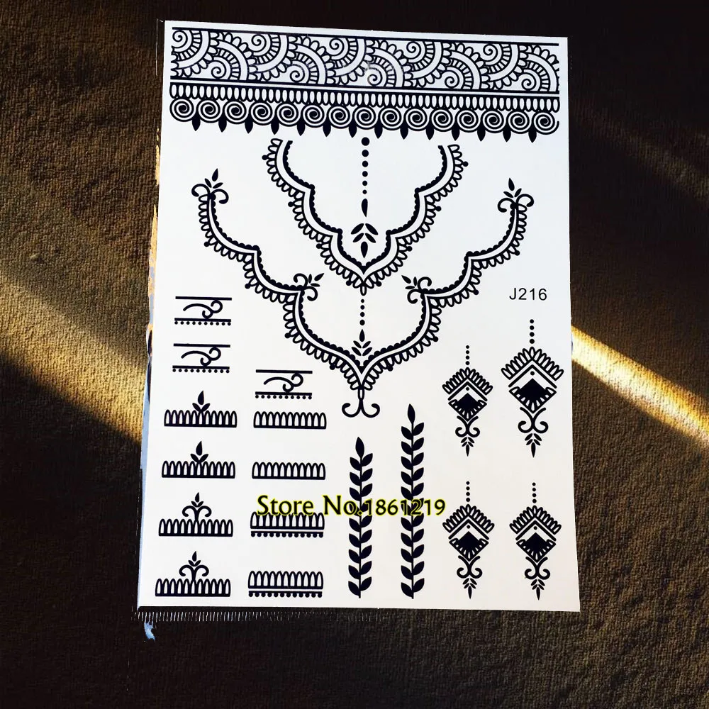 1PC Top Quality Black Ink Henna Tattoo Stickers For Women Makeup GBJ216 Temporary Tattoo Choker Lace Chains Mehndi Tatoo
1PC Top Quality Black Ink Henna Tattoo Stickers For Women Makeup GBJ216 Temporary Tattoo Choker Lace Chains Mehndi Tatoo