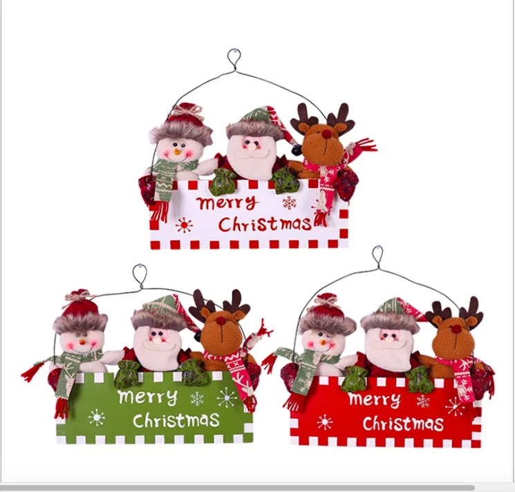 Модные деревянные рождественские украшения Adornos Navidad 2020 подарки для дома|Кулоны и