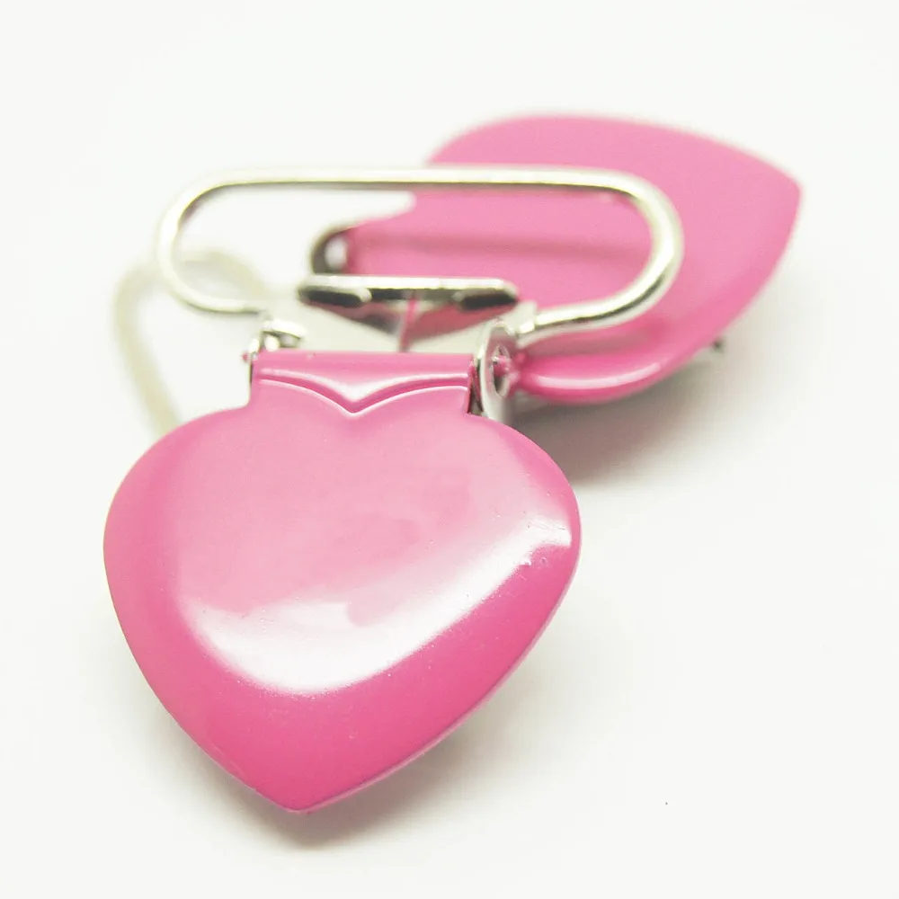 20pcs per lot 1" metal pacifier clips wholesale heart suspender clips enamel suspender clips
20pcs per lot 1" metal pacifier clips wholesale heart suspender clips enamel suspender clips