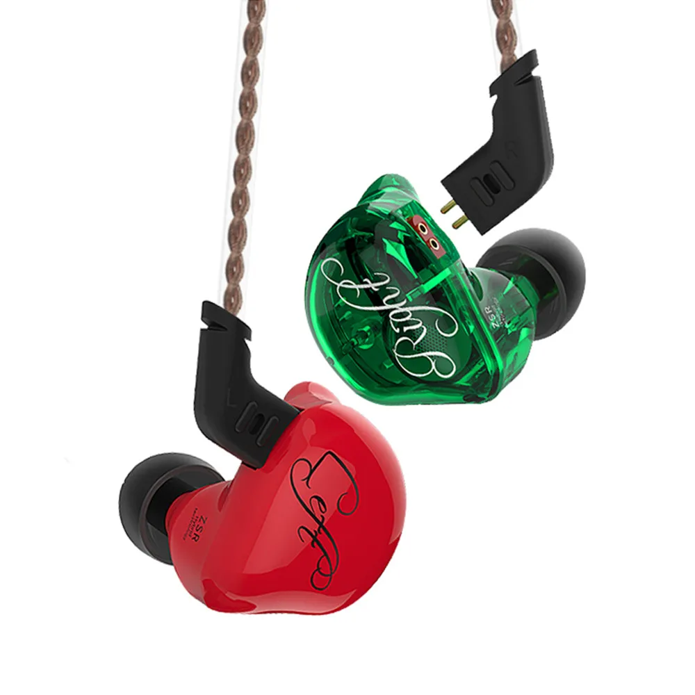 Original KZ ZSR Dynamic+2BA Hybrid Drive HiFi In Ear Earphone With 2PIN Replacement Cable Noise Cancelling Sport Earphone
Original KZ ZSR Dynamic+2BA Hybrid Drive HiFi In Ear Earphone With 2PIN Replacement Cable Noise Cancelling Sport Earphone