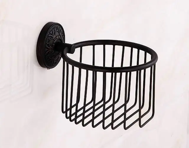 Free shipping Oil Rubbed Bronze Wall Mounted Roll Holders Paper Holders Bathroom Basket Bathroom Accessories Paper Basket
Free shipping Oil Rubbed Bronze Wall Mounted Roll Holders Paper Holders Bathroom Basket Bathroom Accessories Paper Basket