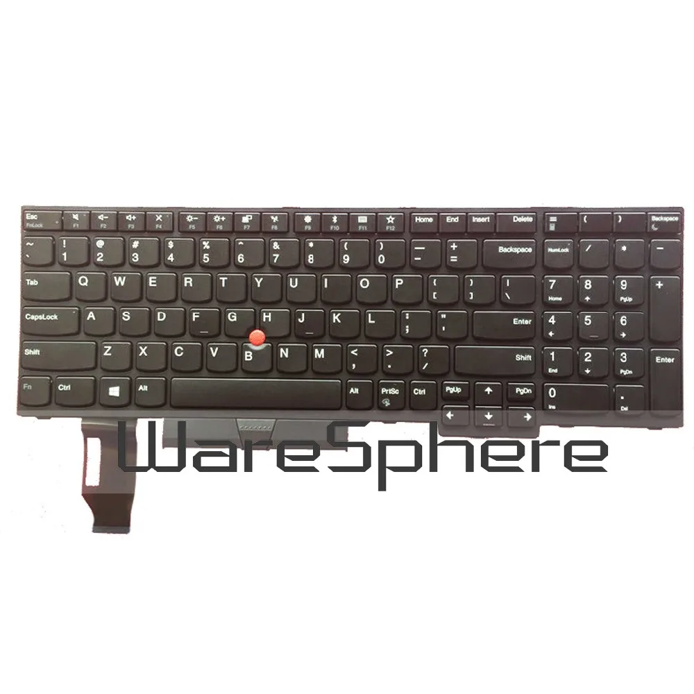 Новая клавиатура US для Lenovo ThinkPad E580 L580 01YP560 SN20P34095|Клавиатуры замены| |