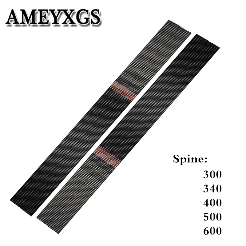 12Pcs 30" 32" SP300-600 ID6.2mm Pure Carbon Arrows Shaft Carbon Arrow Shafts DIY Tools Hunting Shooting Archery Accessories
12Pcs 30" 32" SP300-600 ID6.2mm Pure Carbon Arrows Shaft Carbon Arrow Shafts DIY Tools Hunting Shooting Archery Accessories
