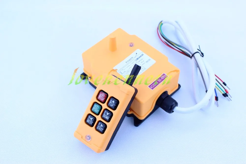 HS-6 12-415V 1 Transmitter 6 Channels Industrial Wireless Crane Hoist Remote Control
HS-6 12-415V 1 Transmitter 6 Channels Industrial Wireless Crane Hoist Remote Control