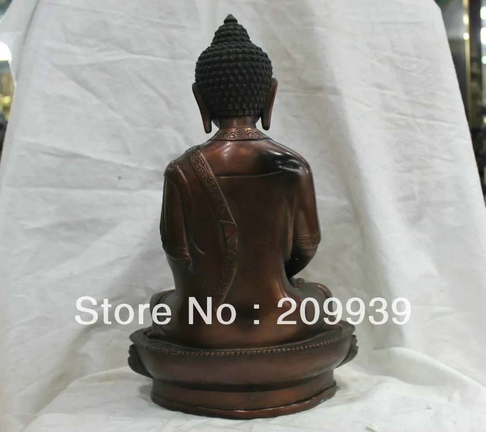 bir 001083 Chinese Tibetan Buddhism Pure Bronze statue Sakyamuni Tathagata Buddha
bir 001083 Chinese Tibetan Buddhism Pure Bronze statue Sakyamuni Tathagata Buddha
