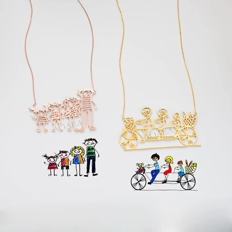 Children's paintings to draw custom necklaces, children's art necklaces, personalized gifts, mother special gifts, grandma gifts
Children's paintings to draw custom necklaces, children's art necklaces, personalized gifts, mother special gifts, grandma gifts