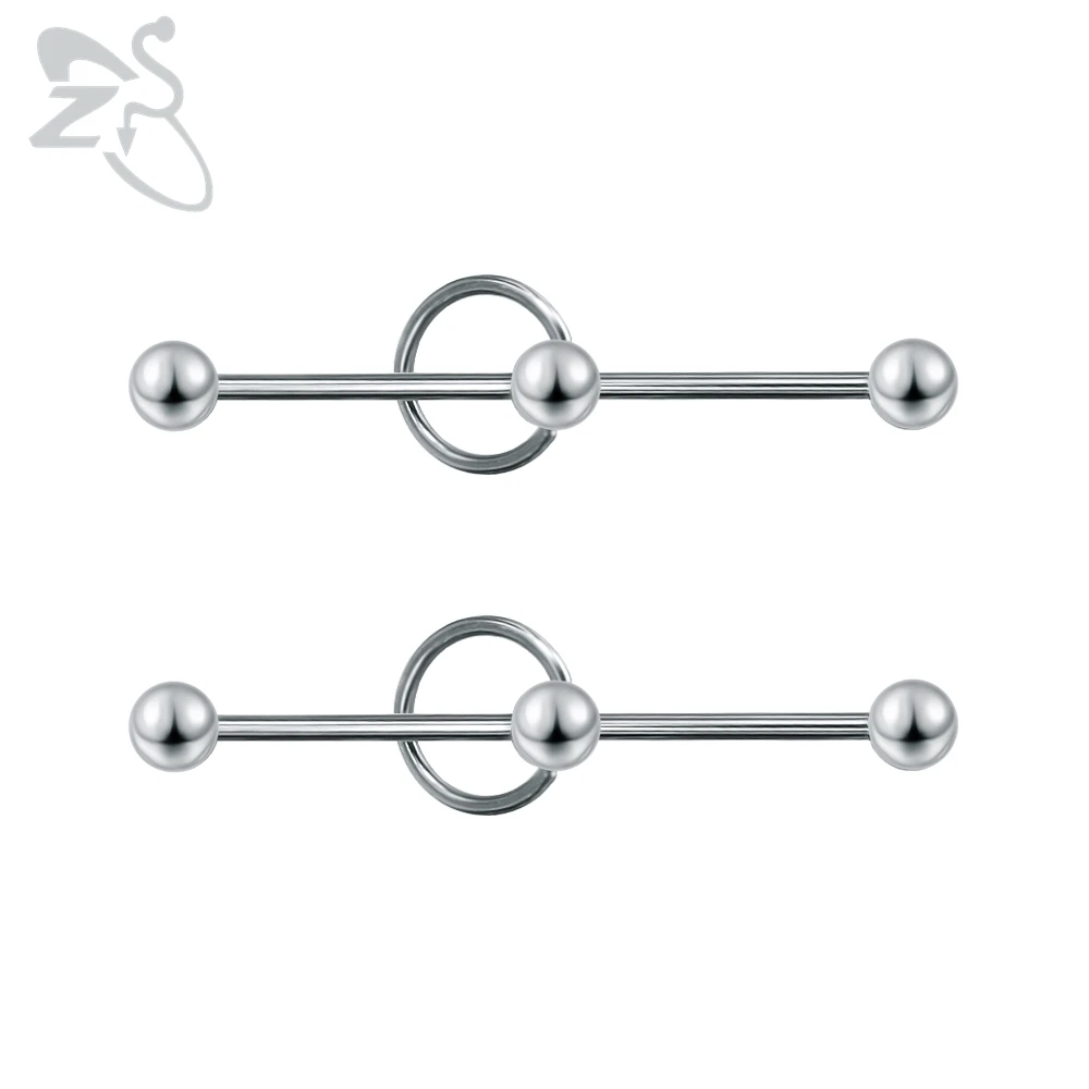 Silver Color Circle Ball Industrial Earring Barbell Stainless Steel Bar Stud Earring Piercing Cartilage Helix Straight Jewellery
Silver Color Circle Ball Industrial Earring Barbell Stainless Steel Bar Stud Earring Piercing Cartilage Helix Straight Jewellery