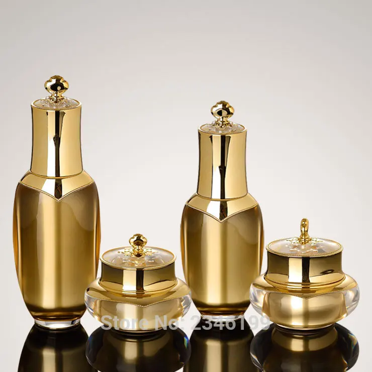 5pcs/lot 30ML 50ML Arcylic Elegant Cosmetic Lotion Pump Bottle 15G 30G 50G DIY Gold High Class Empty Cream Jar Makeup Tool
5pcs/lot 30ML 50ML Arcylic Elegant Cosmetic Lotion Pump Bottle 15G 30G 50G DIY Gold High Class Empty Cream Jar Makeup Tool