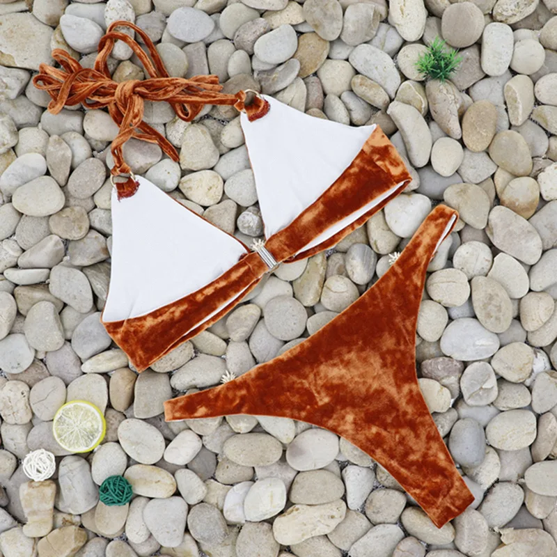 IASKY 2018 New sexy crystal pineapple Push Up Bikinis Women velvet Swimwear Swimsuit Female Bathing Suits Biquini Beach Wear
IASKY 2018 New sexy crystal pineapple Push Up Bikinis Women velvet Swimwear Swimsuit Female Bathing Suits Biquini Beach Wear