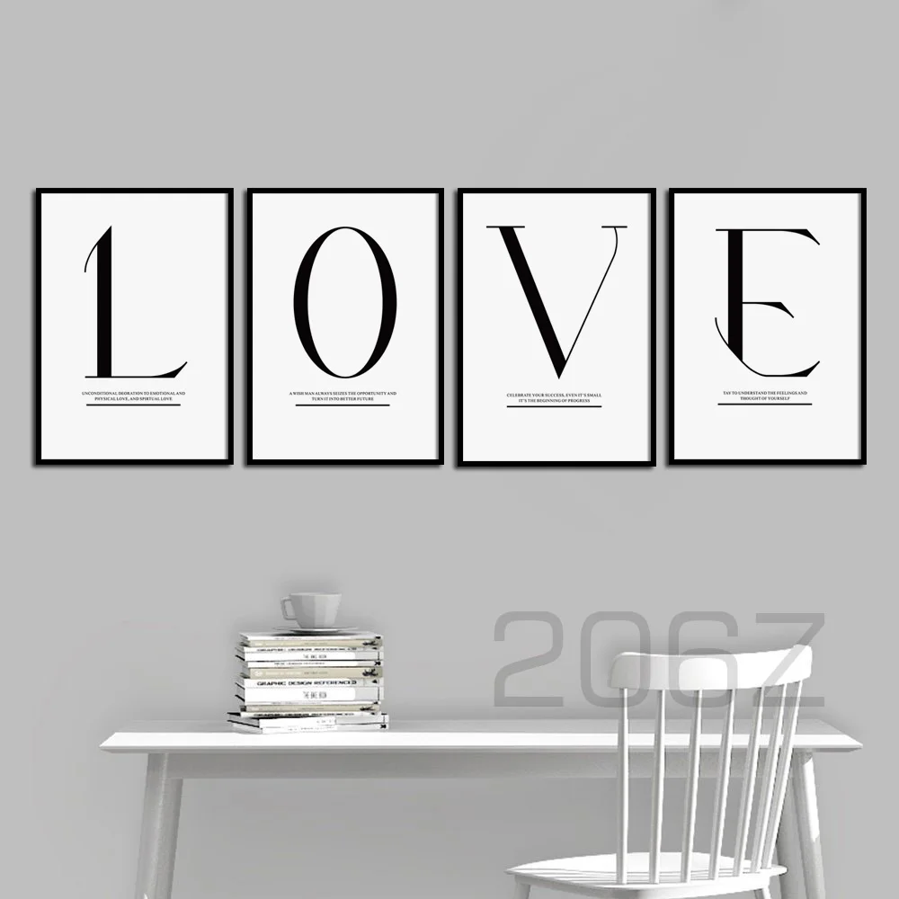 Letter Quote Words Nordic Poster Canvas Painting Wall Art Kids Bedroom Posters and Prints Wall Pictures for Living Room Decor
Letter Quote Words Nordic Poster Canvas Painting Wall Art Kids Bedroom Posters and Prints Wall Pictures for Living Room Decor