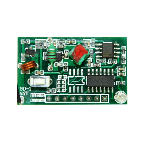 315,433Mhz super-regenerative receiver module with four study code road ,wireless receiver module / receiver board
315,433Mhz super-regenerative receiver module with four study code road ,wireless receiver module / receiver board