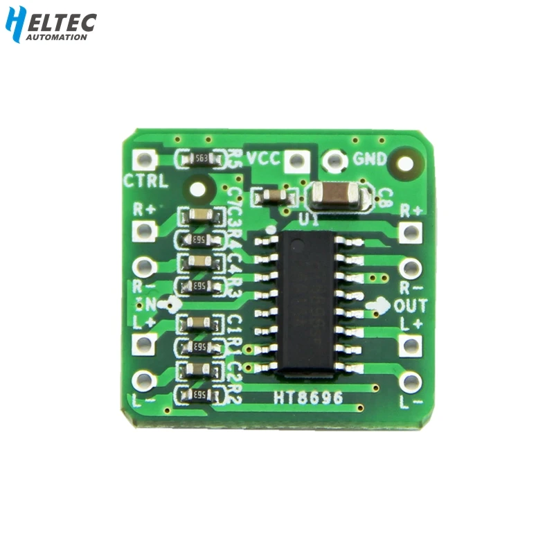 Differential Amplifier Board 2x10W Digital Class D Audio Power Amplifier HT8696 Differential Input 3.6 ~ 8.5V
Differential Amplifier Board 2x10W Digital Class D Audio Power Amplifier HT8696 Differential Input 3.6 ~ 8.5V