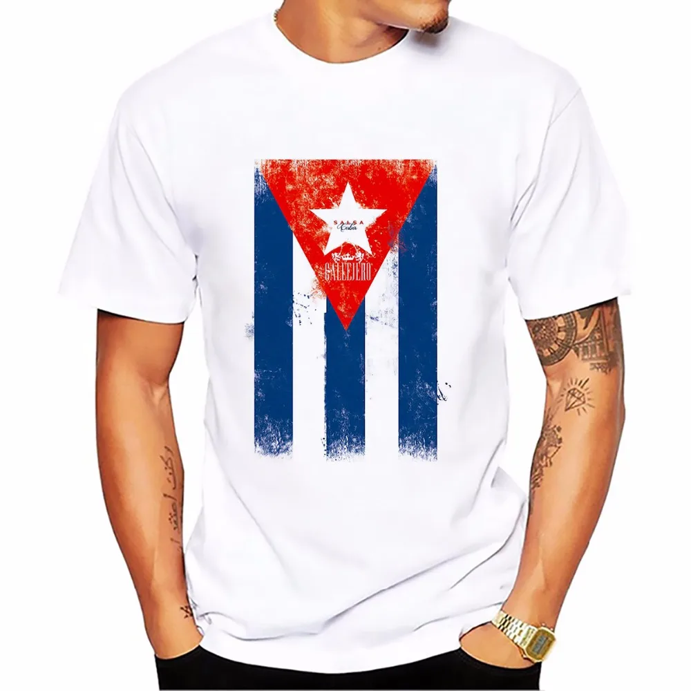 Cuba Cuban flag design t shirt homme 2018 summer new white casual tshirt man Short Sleeve Breathable Plus Size T-shirt men
Cuba Cuban flag design t shirt homme 2018 summer new white casual tshirt man Short Sleeve Breathable Plus Size T-shirt men