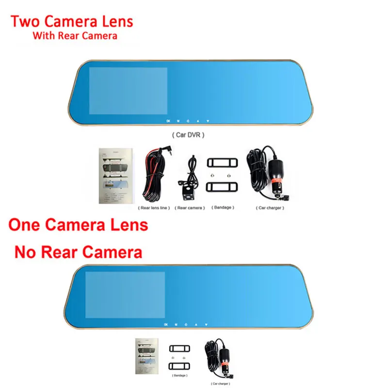 Jiluxing H01S 1080P Car Camera Rearview Mirror 4.3" Car DVR two cameras Dash cam Auto Video Recorder Registrator Rear view
Jiluxing H01S 1080P Car Camera Rearview Mirror 4.3" Car DVR two cameras Dash cam Auto Video Recorder Registrator Rear view