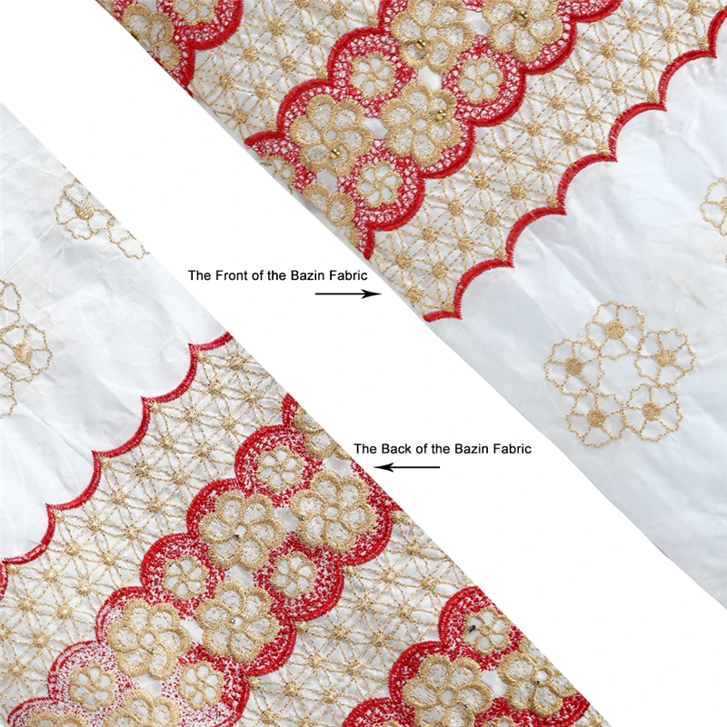 bazin riche brocade fabric white gold african getzner crafts sewing jacquard fabrics embroidery beaded french lace 5+2yards/lot
bazin riche brocade fabric white gold african getzner crafts sewing jacquard fabrics embroidery beaded french lace 5+2yards/lot