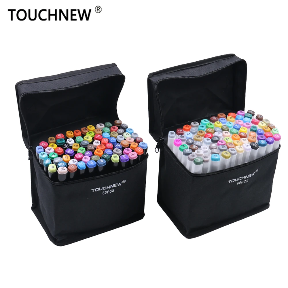 TOUCHNEW 30/40/60/80 Colors Art Markers Alcohol Based Markers Drawing Pen Set Manga Dual Headed Art Sketch Marker Design Pens
TOUCHNEW 30/40/60/80 Colors Art Markers Alcohol Based Markers Drawing Pen Set Manga Dual Headed Art Sketch Marker Design Pens