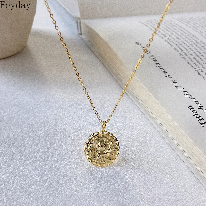 Vintage Dog Animal Coin Pendant Necklace For Women Real 925 Sterling Silver Necklaces Party Wedding Fine Jewelry Accessories
Vintage Dog Animal Coin Pendant Necklace For Women Real 925 Sterling Silver Necklaces Party Wedding Fine Jewelry Accessories
