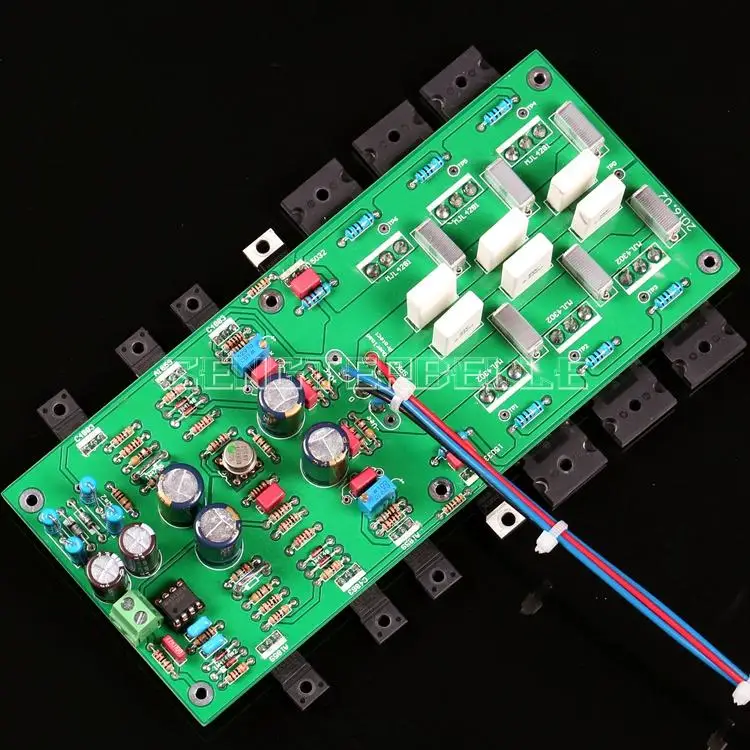 Assembly MJL4281A/MJL4302A Mono 240W HiFi Amplifier Board Based on MBL80 Circuit
Assembly MJL4281A/MJL4302A Mono 240W HiFi Amplifier Board Based on MBL80 Circuit