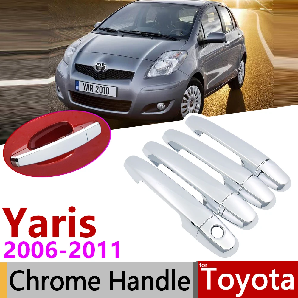 for Toyota Yaris Vitz XP90 2006~2011Chrome Exterior Door Handle Cover Car Accessories Stickers Trim Set 2007 2008 2009 2010
for Toyota Yaris Vitz XP90 2006~2011Chrome Exterior Door Handle Cover Car Accessories Stickers Trim Set 2007 2008 2009 2010
