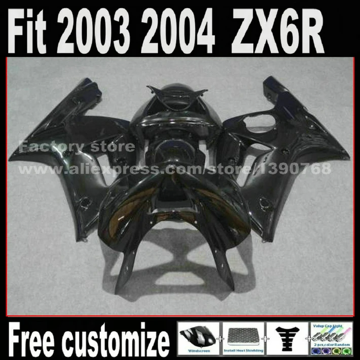 NEW HOT fairing kit for 2003 2004 Kawasaki ZX6R Ninja 636 black bodywork ZX636 ZX-6R 03 04 Fairings set DC9
NEW HOT fairing kit for 2003 2004 Kawasaki ZX6R Ninja 636 black bodywork ZX636 ZX-6R 03 04 Fairings set DC9
