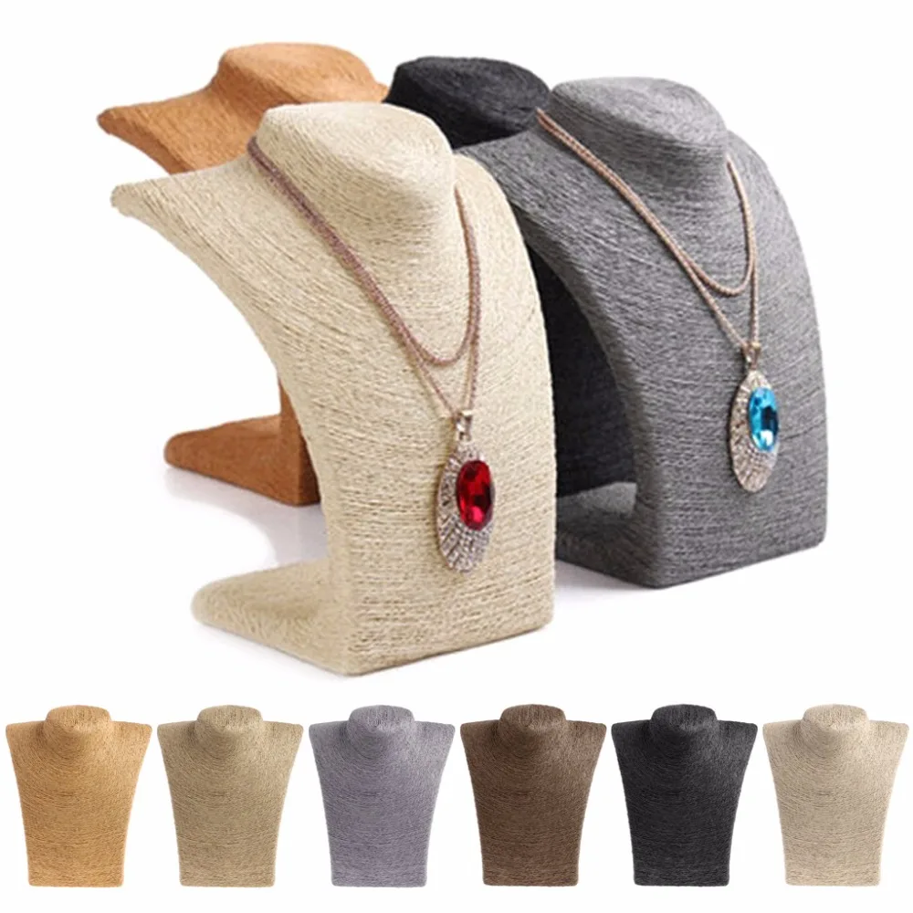 JAVRICK Fashion Woman Rope Mannequin Bust Jewelry Display Stand Shelf Holder Necklace Bust Stand 6 Colors
JAVRICK Fashion Woman Rope Mannequin Bust Jewelry Display Stand Shelf Holder Necklace Bust Stand 6 Colors