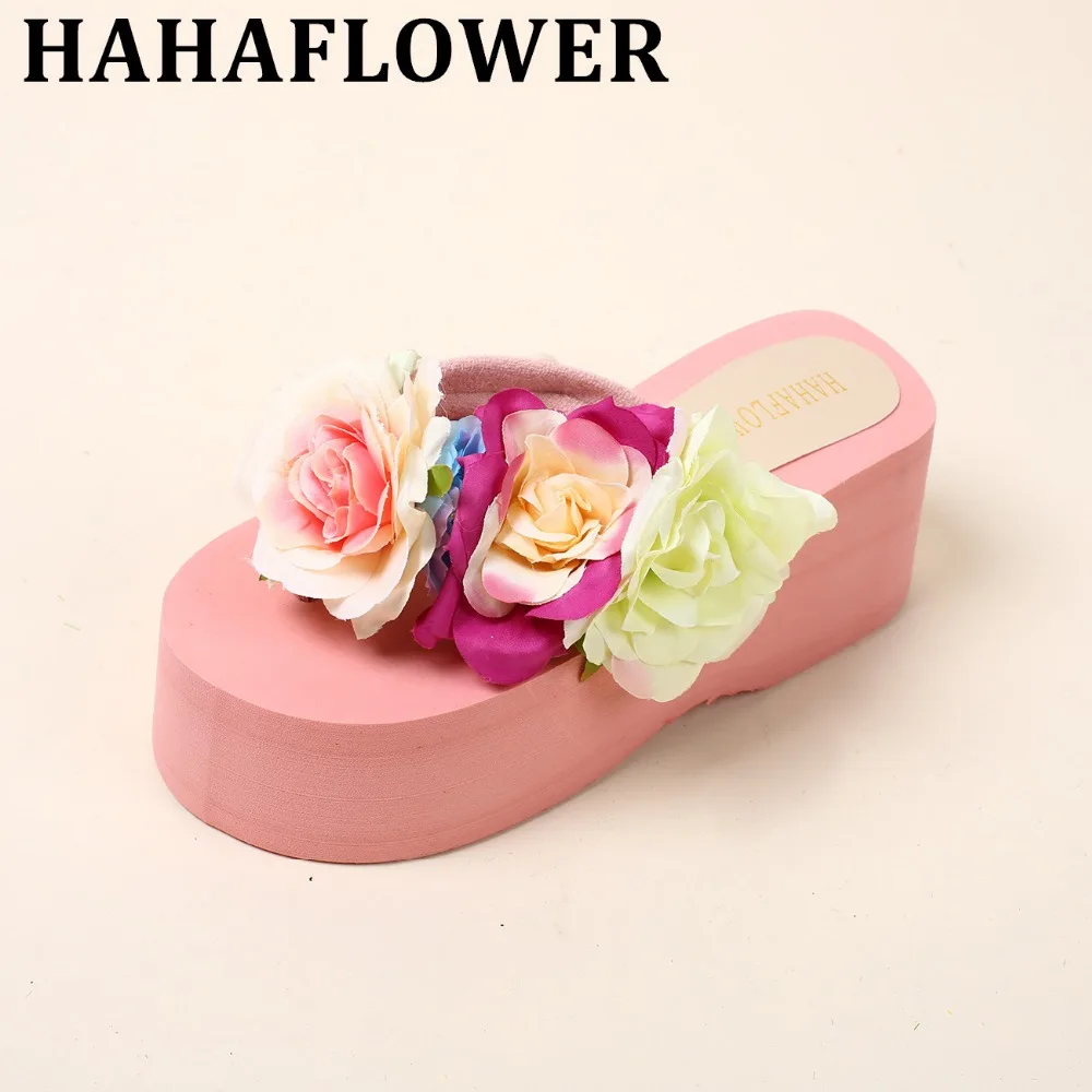HAHAFLOWER New Women Sandals Fashion Flower Summer Sandals Wedges Flip Flops Platform Slippers Shoes slippers free shipping
HAHAFLOWER New Women Sandals Fashion Flower Summer Sandals Wedges Flip Flops Platform Slippers Shoes slippers free shipping