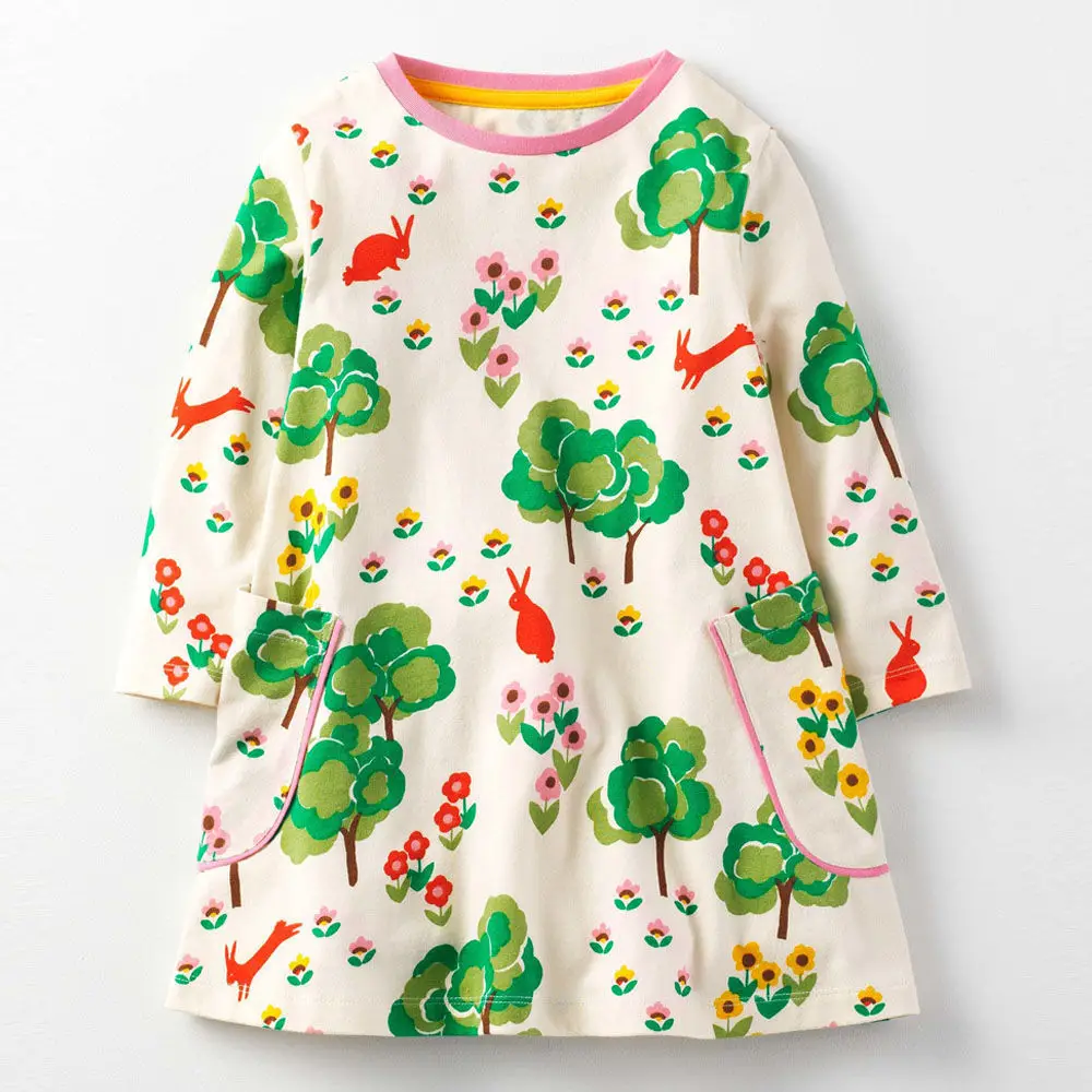 Jumping Meters Rabbit Print Autumn Princess Dress 2018 Brand Kids Dresses Baby Girls Clothes Long Sleeve Children Costume Moana
Jumping Meters Rabbit Print Autumn Princess Dress 2018 Brand Kids Dresses Baby Girls Clothes Long Sleeve Children Costume Moana