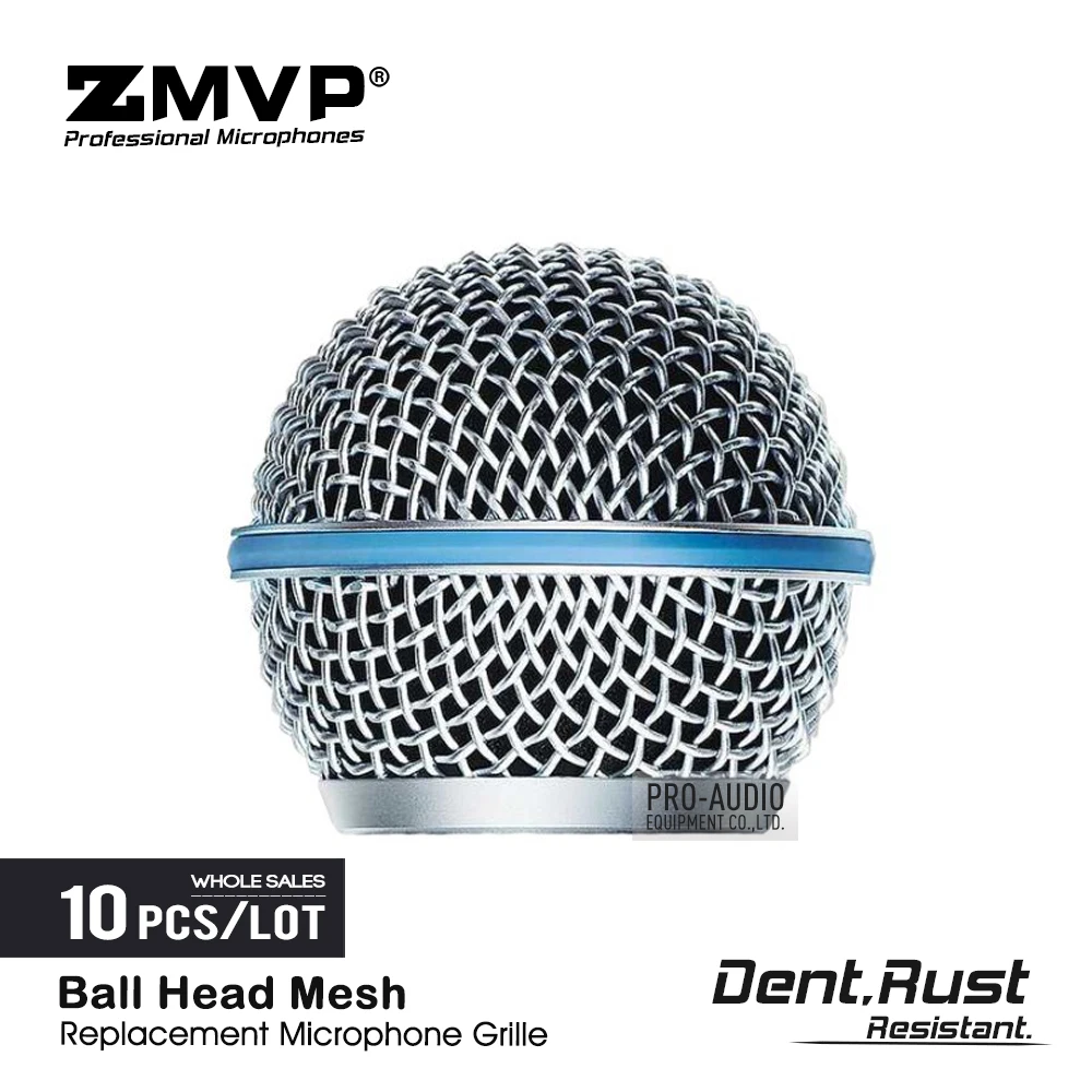 10pcs High Quality Replacement Ball Head Mesh Grille for Shure BETA58 BETA58A SM58 SM58S Wired Wireless Microphone Accessories
10pcs High Quality Replacement Ball Head Mesh Grille for Shure BETA58 BETA58A SM58 SM58S Wired Wireless Microphone Accessories